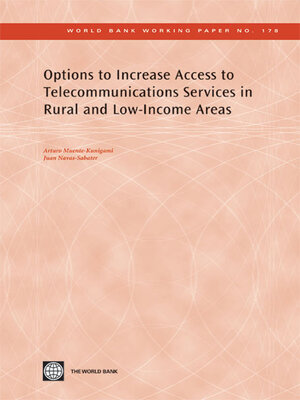 cover image of Options to Increase Access to Telecommunications Services in Rural and Low-Income Areas
